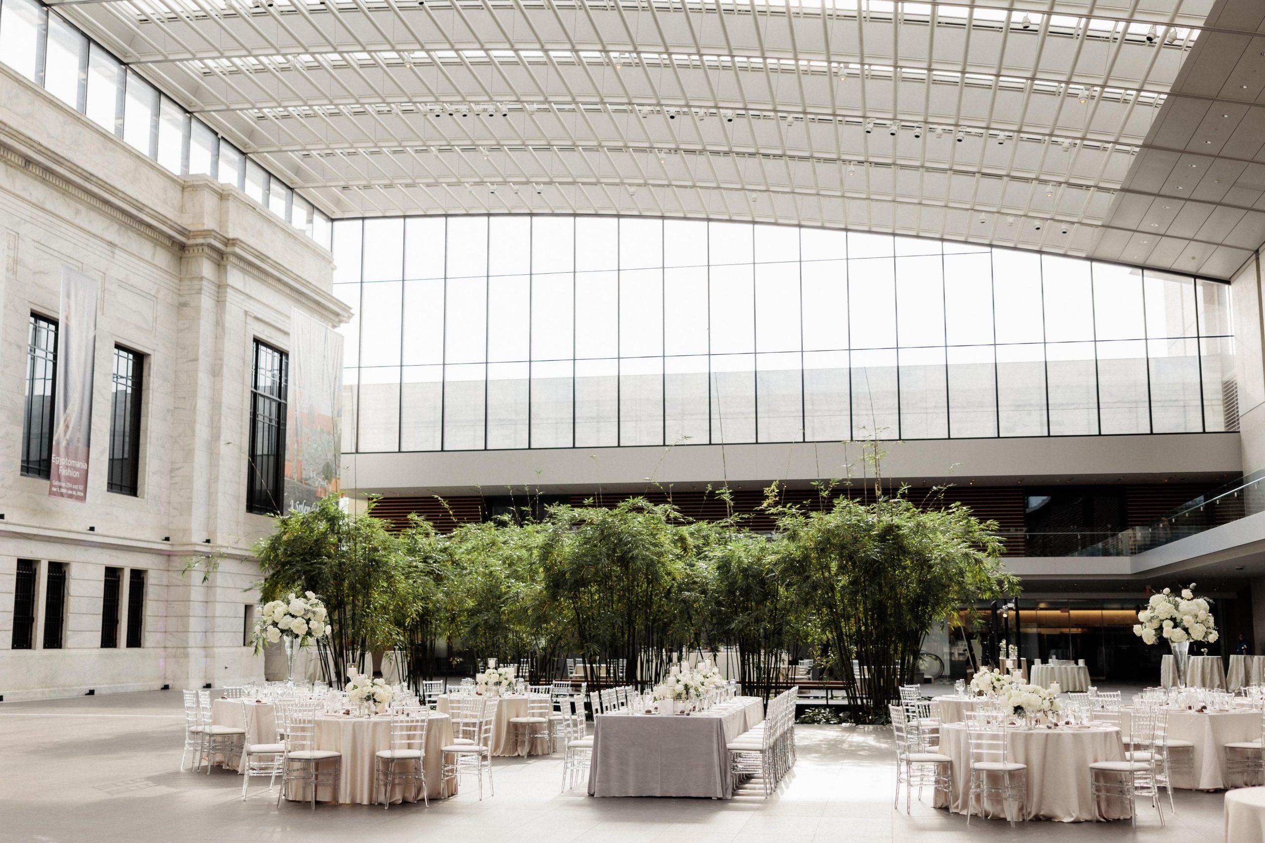 The atrium at the Cleveland Museum of Art